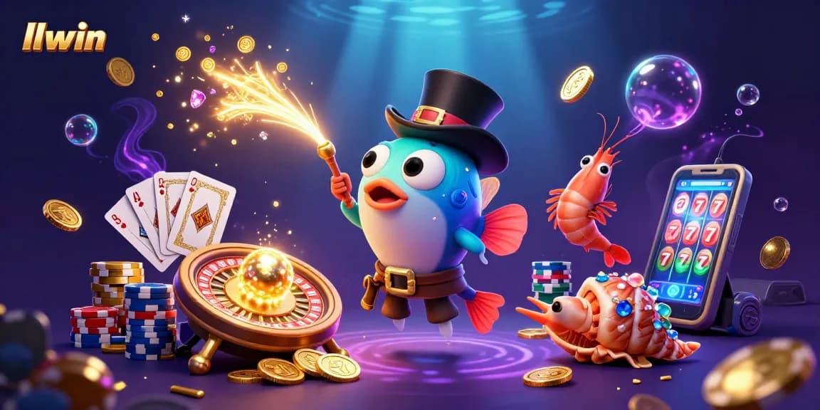 Engage with llwin’s thrilling underwater casino adventure featuring a luminous anglerfish and pirate shrimp.