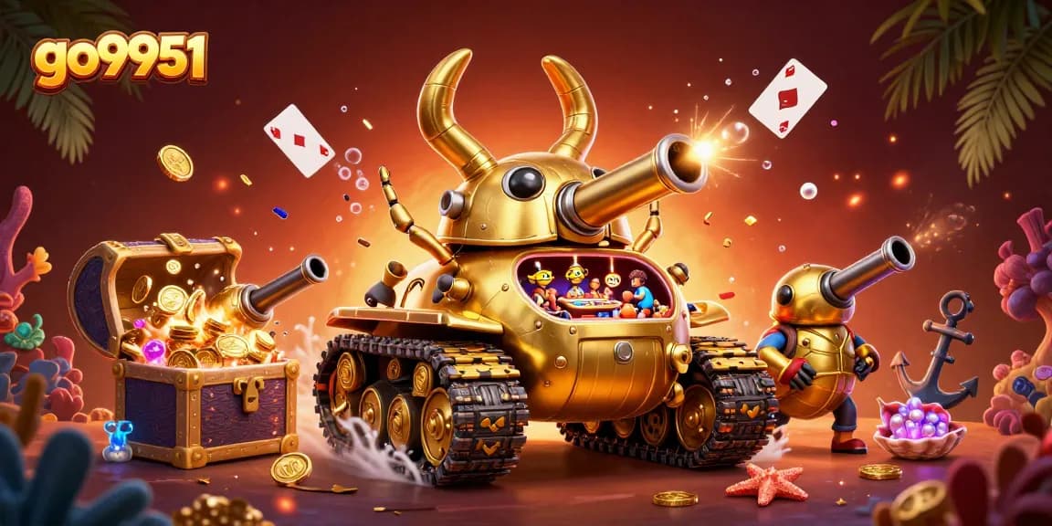 Experience thrilling gaming adventures at go9951 with a vibrant, dynamic casino illustration showcasing exciting rewards.